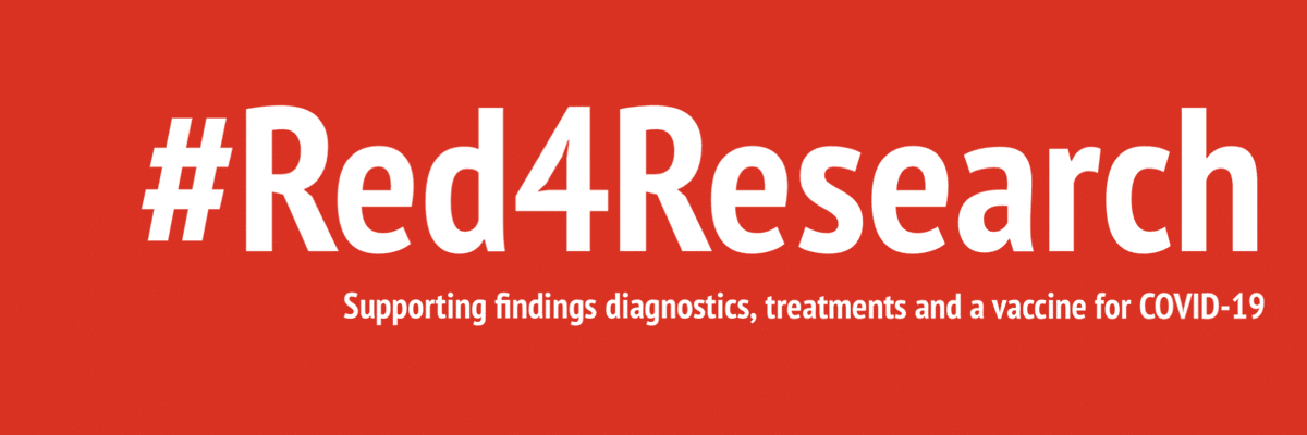 ClinicalStartup's tweet photo. Today we are supporting #Red4Research to show our appreciation for everyone participating, supporting and working in #COVID19 research. https://t.co/n0c6Lz47aO