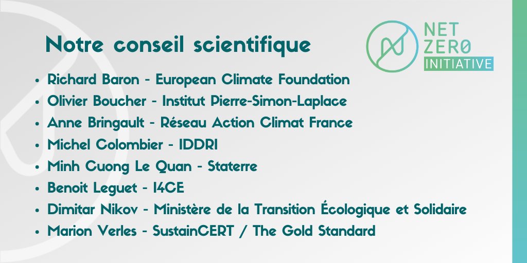 Pour reconnecter la #NeutralitéCarbone d'entreprise à la science, la première étape était de constituer un Conseil Scientifique de haut niveau. Un grand merci à eux ainsi qu'aux relecteurs/trices du référentiel.