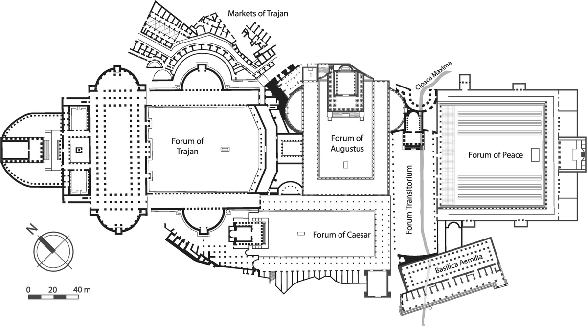 The Temple of Peace suffered a catastrophic fire, perhaps after a lightning strike, just before the death of Commodus in 192 AD. Much of the structure and its art was destroyed, apparently bankrupting many wealthy citizens who had stored their treasures in the temple.  #LostRome