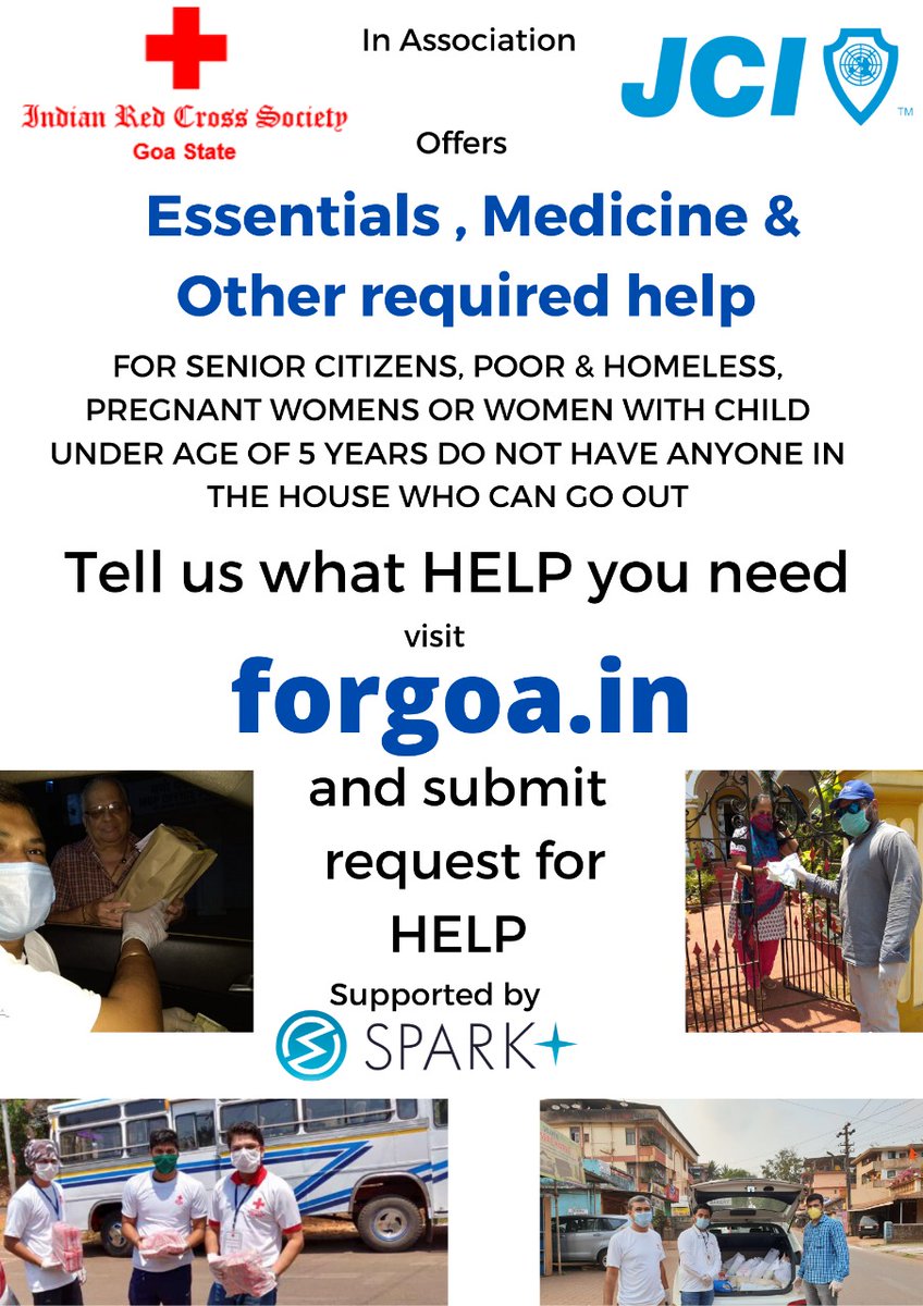 sparkplustech's tweet image. #support #forgoa.in #sparkplus #jci #redcrosssociety #lockdown #quarantine #help #goalockdown #goa