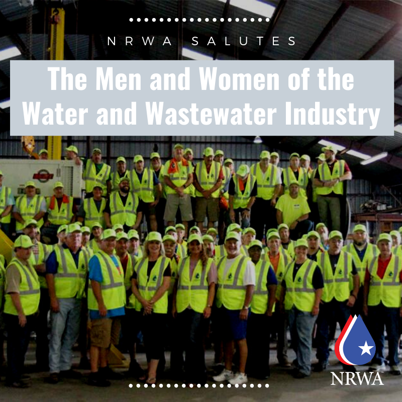 NRWA's tweet photo. On this Feel Good Friday, NRWA salutes the men and women of the water and wastewater industry. Without them we would not have clean drinking water or safe wastewater treatment. #RuralWater #FeelGoodFriday https://t.co/NeF06IwiqP