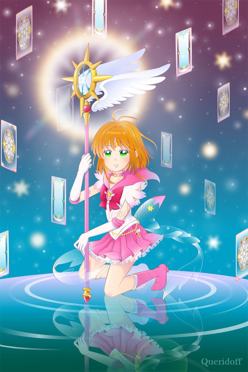 Qrdoff セーラークリスタルスターズ カードキャプターさくら Ccさくら Clampfanart セーラームーン 木之本桜
