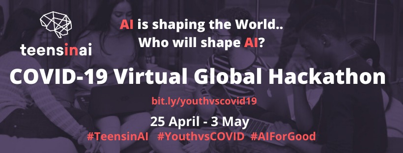 TeensInAI's tweet image. BREAKING 💥
Join us for our online #COVID19 Global #Hackathon where youth aged 12-24 across the globe and mentors will come together to tackle #COVID related challenges.
Get involved:
bit.ly/youthvscovid19
#YouthvsCOVID #TeensInAI #AIforGood #COVID19 #COVID19Pandemic