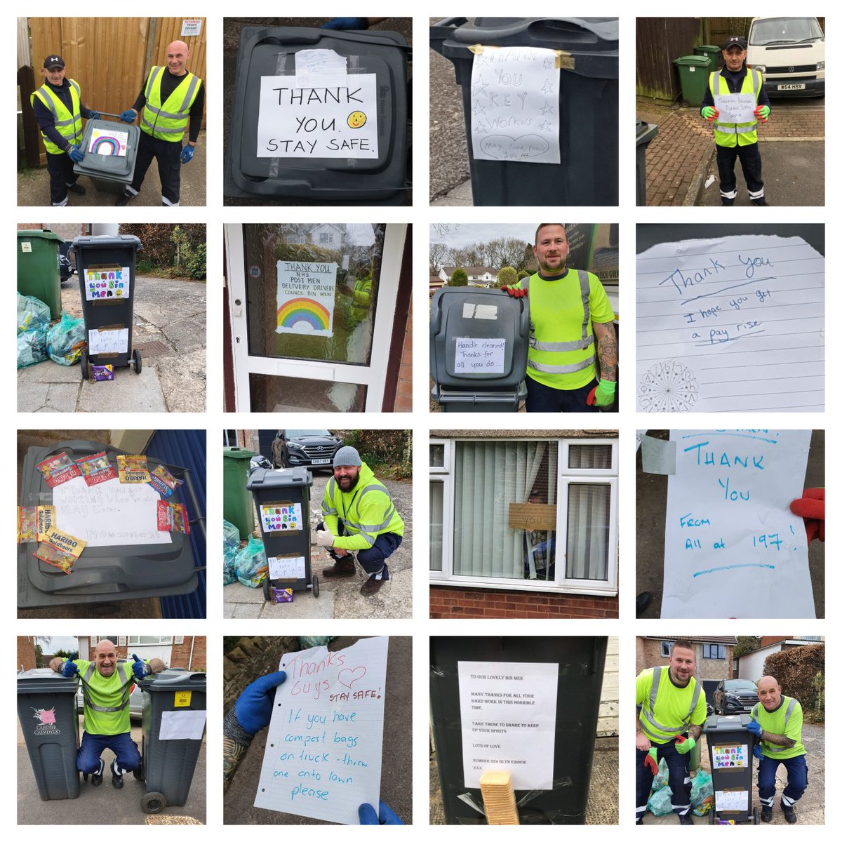 Our waste team key workers have been heartened by messages of support from residents in Pentwyn, Cyncoed &amp; Plasnewydd. A huge THANK YOU to everyone continuing to work tirelessly during this difficult time. Info on our waste changes here orlo.uk/59QrS #WorkingForCardiff