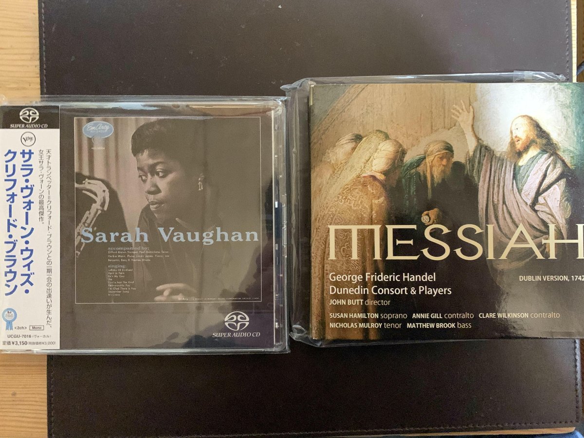 TikitakaTtk's tweet image. 今日のSACD
ABCの進展を祝して!

#SACD
#ABCconjecture
#Messiah 
#Handel