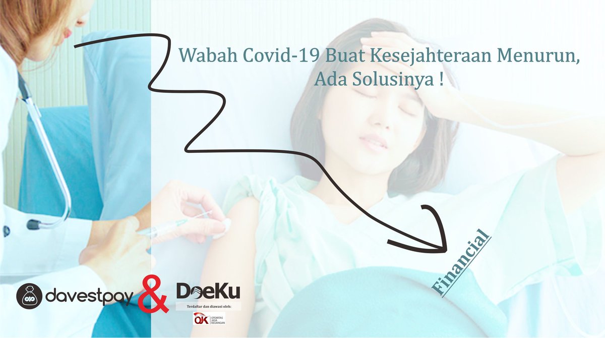 Wabah Covid-19 Buat Kesejahteraan Menurun, Ada Solusinya !
Karena COVID-19, sektor ekonomi menurun. Masyarakat harus menemukan cara mendapatkan dana yang bisa digunakan untuk membuka usaha yang bisa dijalankan dirumah saja lewat online
Maka hadirlah Aplikasi DOEKU dan DavestPay !