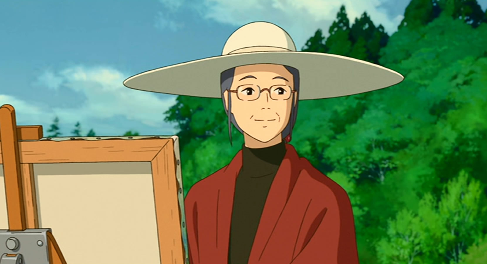 ジブリのせかい 非公式ファンサイト 久子さんは 原作小説ではギリーおばさんといいます 元々絵描きの女性で 杏奈も絵描きにして共通点をつくることで 2人の関係を強くする意図もあったようです 声優は黒木瞳さん