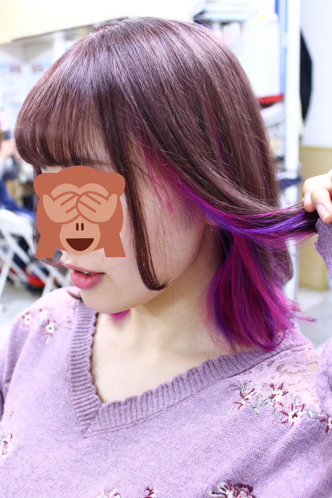 ストロベリーロックス 赤羽カラー専門店 本日のヘアカラー インナーカラー で ピンク と パープル の ミックスカラー トップは濃いめの ピンクベージュ 編んでも巻いても ハーフアップ でも ヘアアレンジ で更に可愛くなるよ 春にもぴったり ストロベリーロックス 赤羽カラー専門店 本日のヘアカラー インナーカラー で ピンク と パープル の ミックスカラー トップは濃いめの ピンクベージュ 編んでも巻いても ハーフアップ でも ヘアアレンジ で更に可愛くなるよ 春にもぴったり