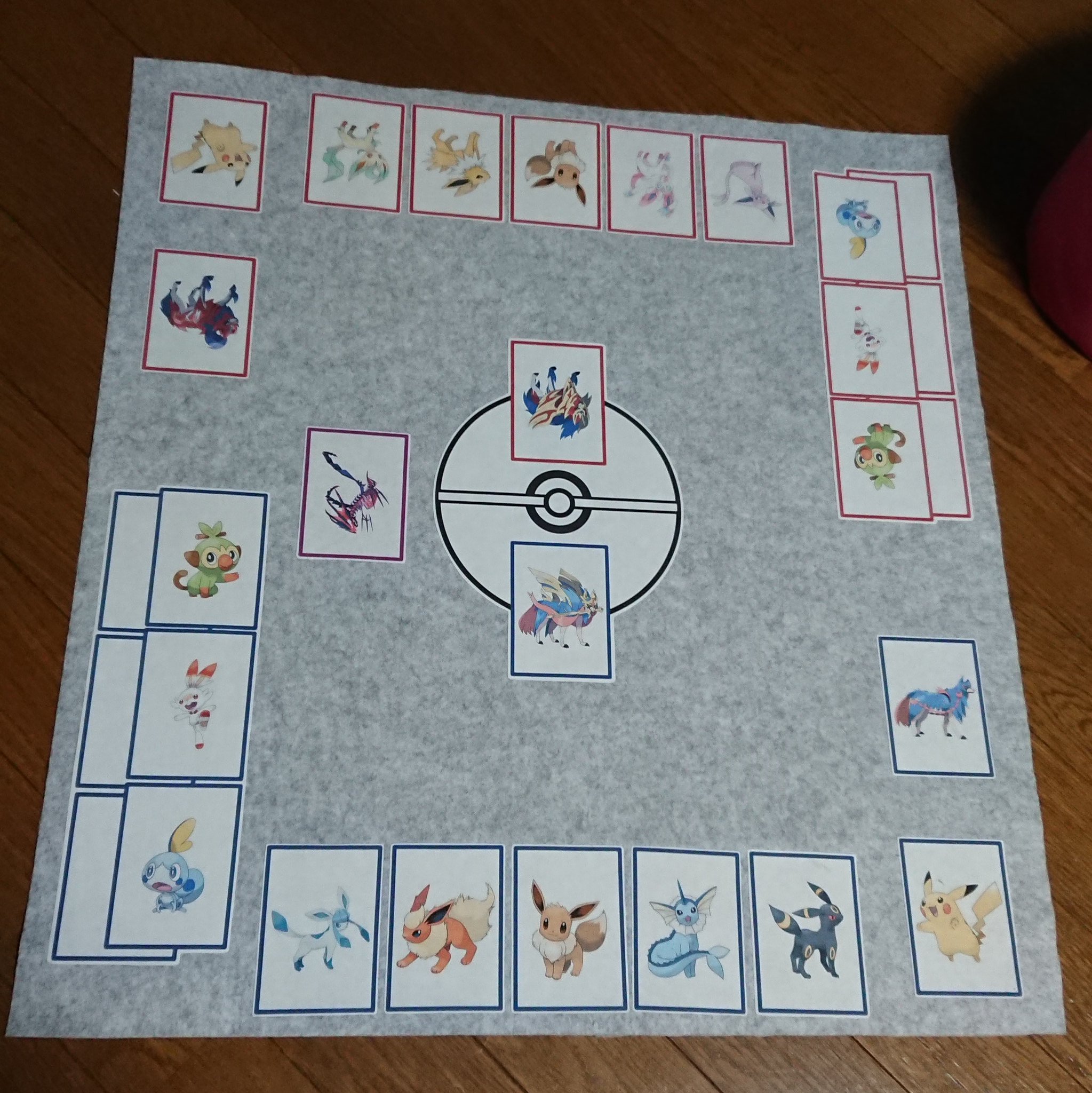 ゆかっぺ 墓 フェルト ダイソー と布プリ エーワン でポケカのプレイマット剣盾ver を手作りしてみた ポケモン ポケモンカード ポケカ T Co Nf1hd11ezr Twitter