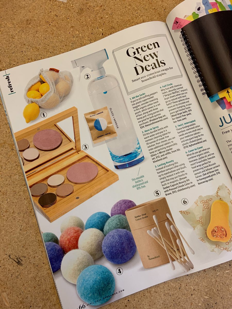 Thank you @oprahmagazine for featuring our #CapsuleBeauty Kit in April's Issue! #EarthMonth #sustainablebeauty #refillablemakeup elatebeauty.com/collections/be…