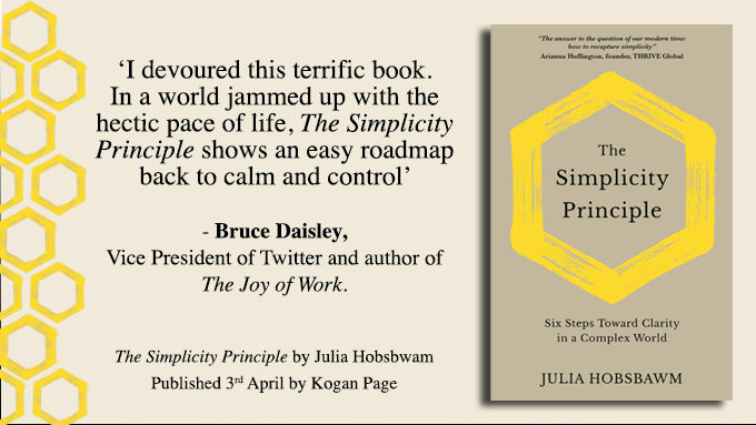 ed_pr's tweet photo. #SimplicityPrinciple by incredible social health expert @juliahobsbawm is now available online @KoganPage 🙌 At times like these when everything feels chaotic, read this to learn how to #KeepItSimpleSweetie
https://t.co/4eVZY7zmaY https://t.co/WWo6tmA6fh