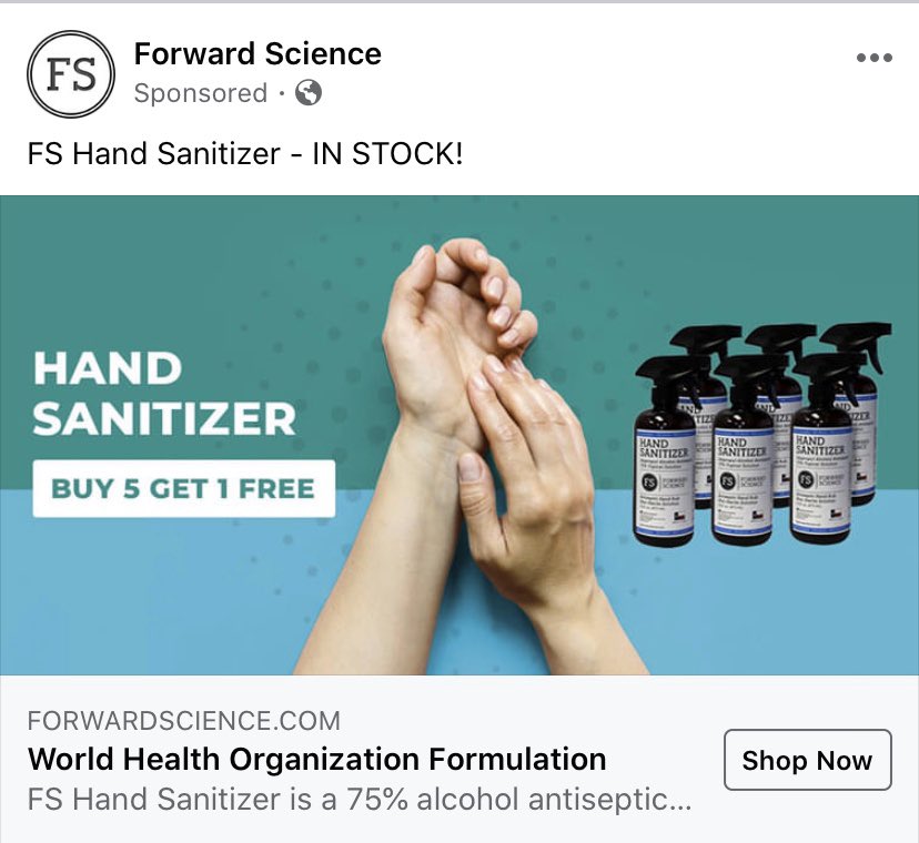 Similarly, the cynical dickheads at Forward Science will sell you 16 oz of spray for $20 ($1.25/oz). That's probably 1200% markup. And don't forget shipping & handling! 5/