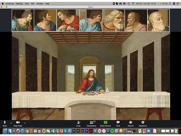 Joshua__Darby's tweet photo. I think it was Judas who was the security issue with Zoom https://t.co/pZ1ew9Zwj7