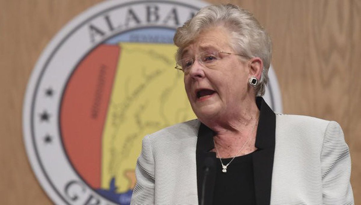 aldotcom's tweet photo. "Gov. Ivey is treating our response to coronavirus the way Alabama has treated civil rights, same-sex marriage, the Equal Rights Amendment and medical marijuana. Or, heck — a lottery," columnist @WarOnDumb writes.  https://t.co/GYzD7aQuUX https://t.co/h9cE08YSNu