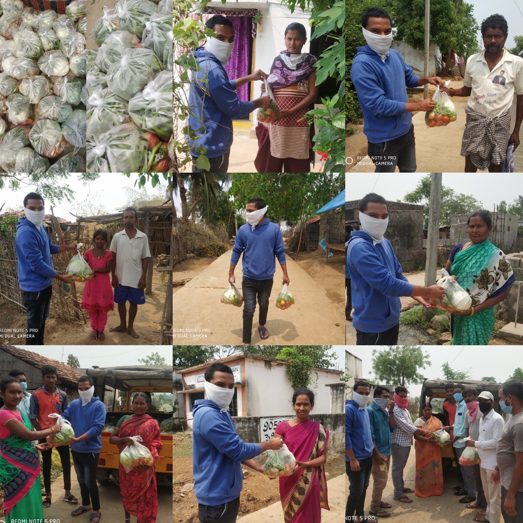 Our Team Senior  @saitejaluckyk &  #TeamAAYH Distributed Vegetables To 70 Tribal Families People With Support Of Devaraa Vinod  #TeamAAYH  #StayHome    #StaySafe  @AAYuvathaHyd  @alluarjun  @AlluSirish  #HappyBirthdayAlluArjun #Puspha