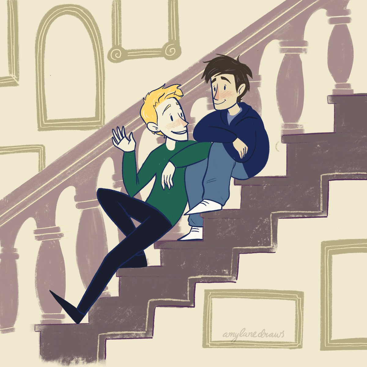 We're overwhelmed by the level of talent within the #CursedChild fanbase! This #FanArtFriday, we're featuring this adorable piece by <a href="/AmyLaneDraws/">Amy Lane</a>.

As we're all at home, why not give it a go yourself – tag us to be featured! 🎨