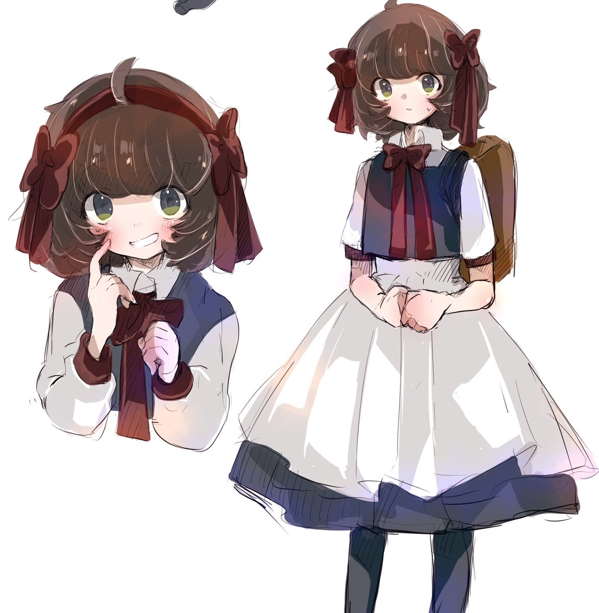 「1年ほど前に手癖で作った子 」|夏目げんり🌙🍡のイラスト