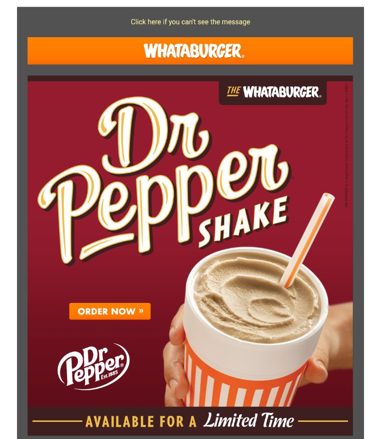 oldfatslow's tweet image. In this time of great darkness, I bring good news and glad tidings. @Whataburger @drpepper