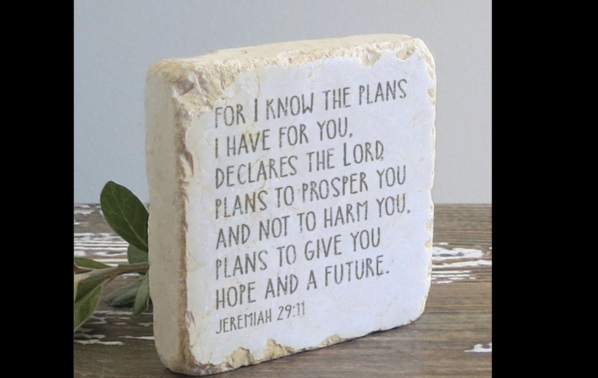The book of Jeremiah was written while the Israelites were experiencing 70 years of captivity in Babylon. But in the midst of those hardships God promised that He was still in control &amp; watching over them. We can take the same comfort today-that God has a prosperous future for us