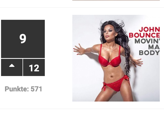 JohnBounceMusic's tweet photo. This Week on #dance_charts #9
Thanks for Support!
#JohnBounce #MovinMaBody #ZyxMusic #Dance #music #pop #radio #charts https://t.co/uz1Uav9O5P