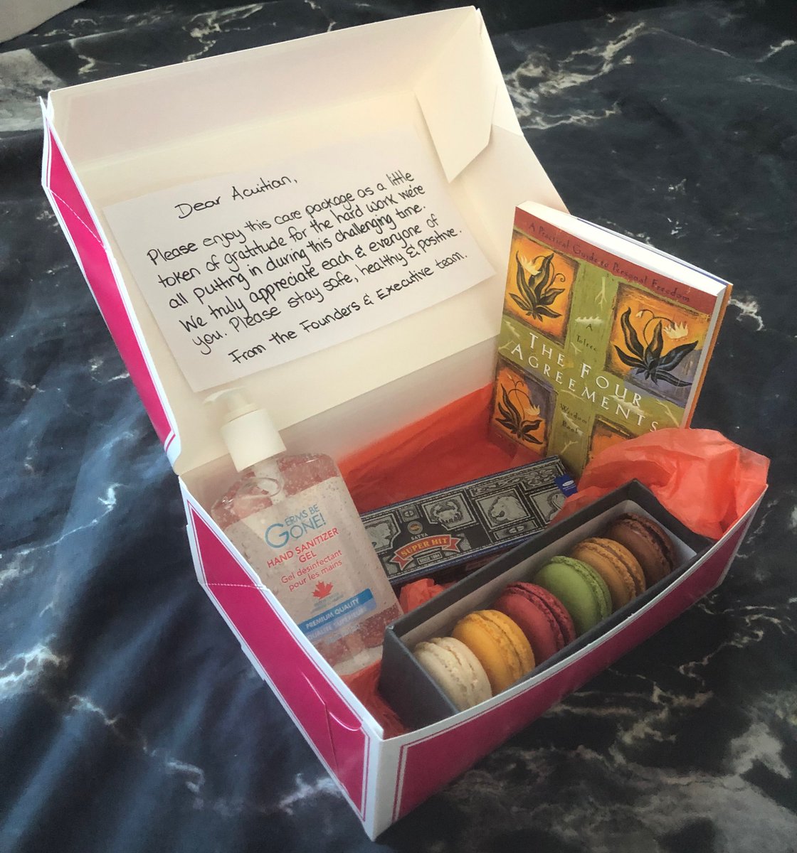 JacksonTarrant's tweet photo. Thank you @AcuityAds for the encouraging words, tasty snacks, and liquid gold. It is truly inspiring to be a part of such an amazing team! #AcuityAds #Acuitian #TGIF https://t.co/GwB7ipZG68