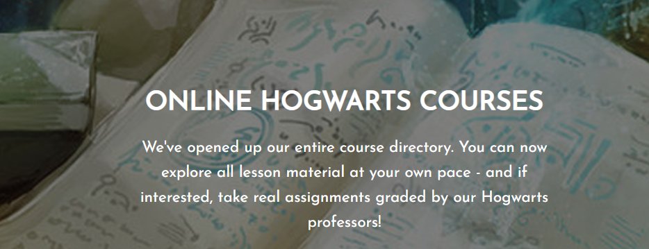 Fan_HarryPotter's tweet photo. Site de fãs de Harry Potter oferece cursos de Hogwarts online https://t.co/jVobcu09B8 https://t.co/REPp7b7VVw