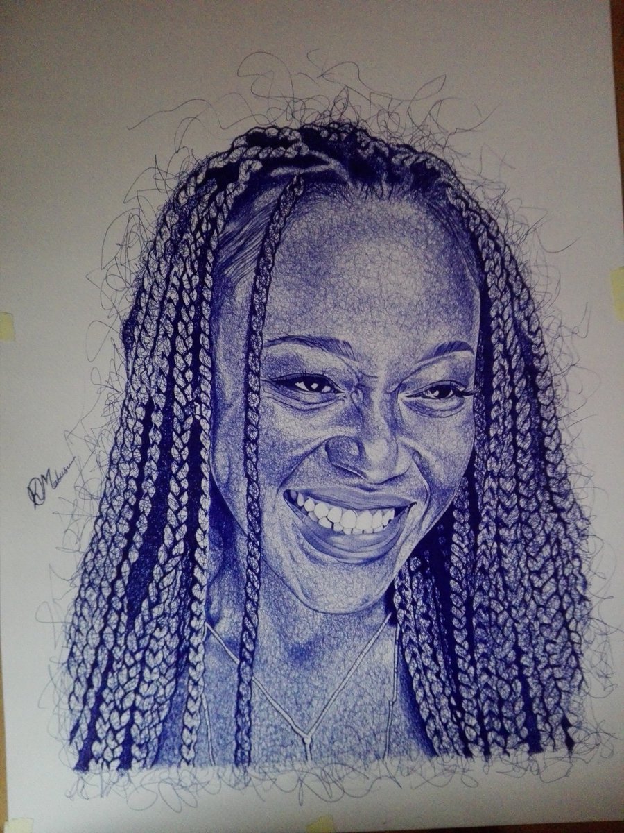artbykagiso_'s tweet photo. Finally done with the amazing artwork of @Thando_Thabethe . It's scribbling blue pen portrait.
#cirocfridayatbasement #thabootydrive #thandothabethe #penportraits #bic #ImArt #scribbleartwork https://t.co/fdnzNKZhWv
