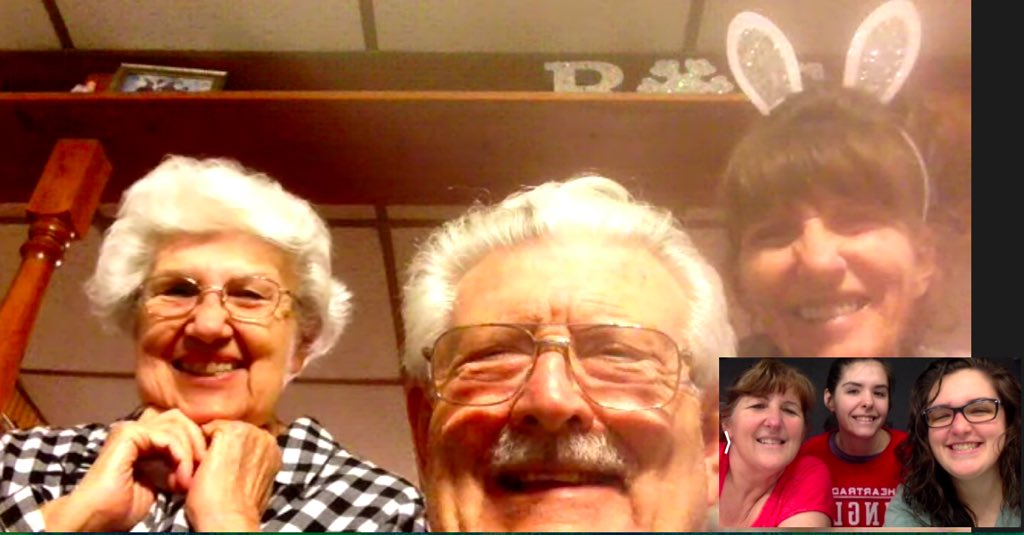 Day 18 (yesterday) was betterI actually did my homework. I walked another 3 miles and I got to FaceTime with my grandparents and my aunt 