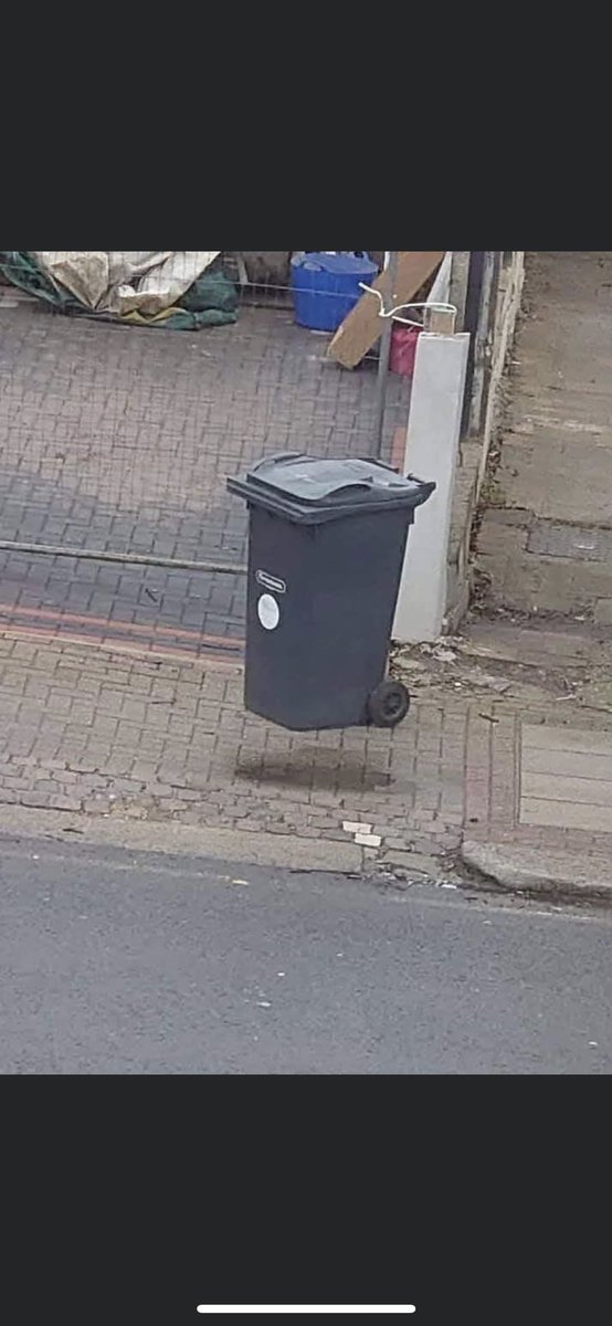 This isolation is sending me round the bend because that bin is floating