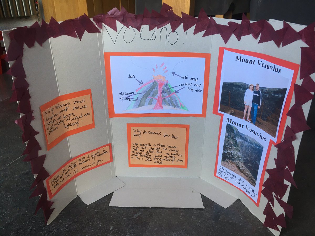 <a href="/MissRolfe/">Miss Rolfe</a> Emily has completed her volcano project. It may be erupting this weekend!