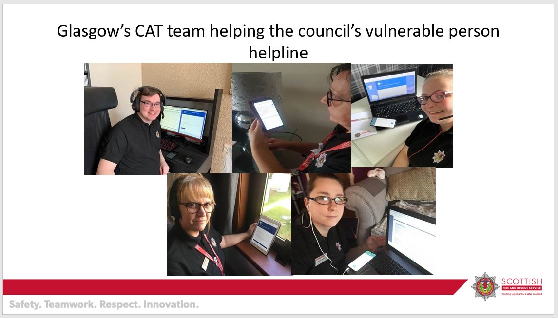 And finally, for now...Our Community Action Team in Glasgow are now taking calls (from home!) as part of a new multi-agency partnership to support the city's most vulnerable.A fine example of finding new ways to help those who need it most.