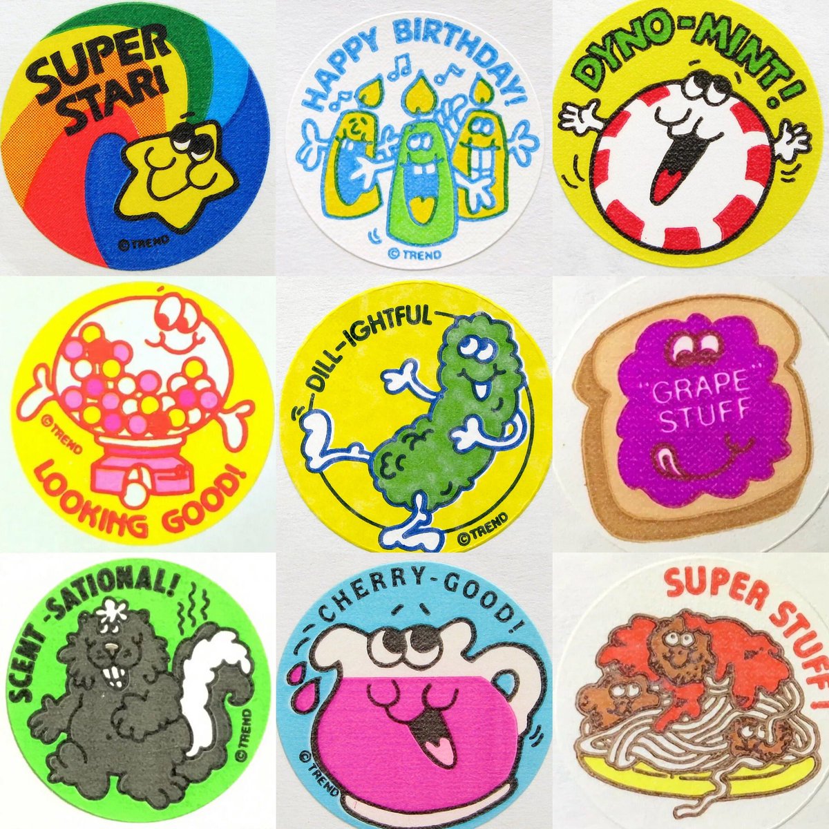 80s Scratch N Sniff Stickers Fragrancesparfume