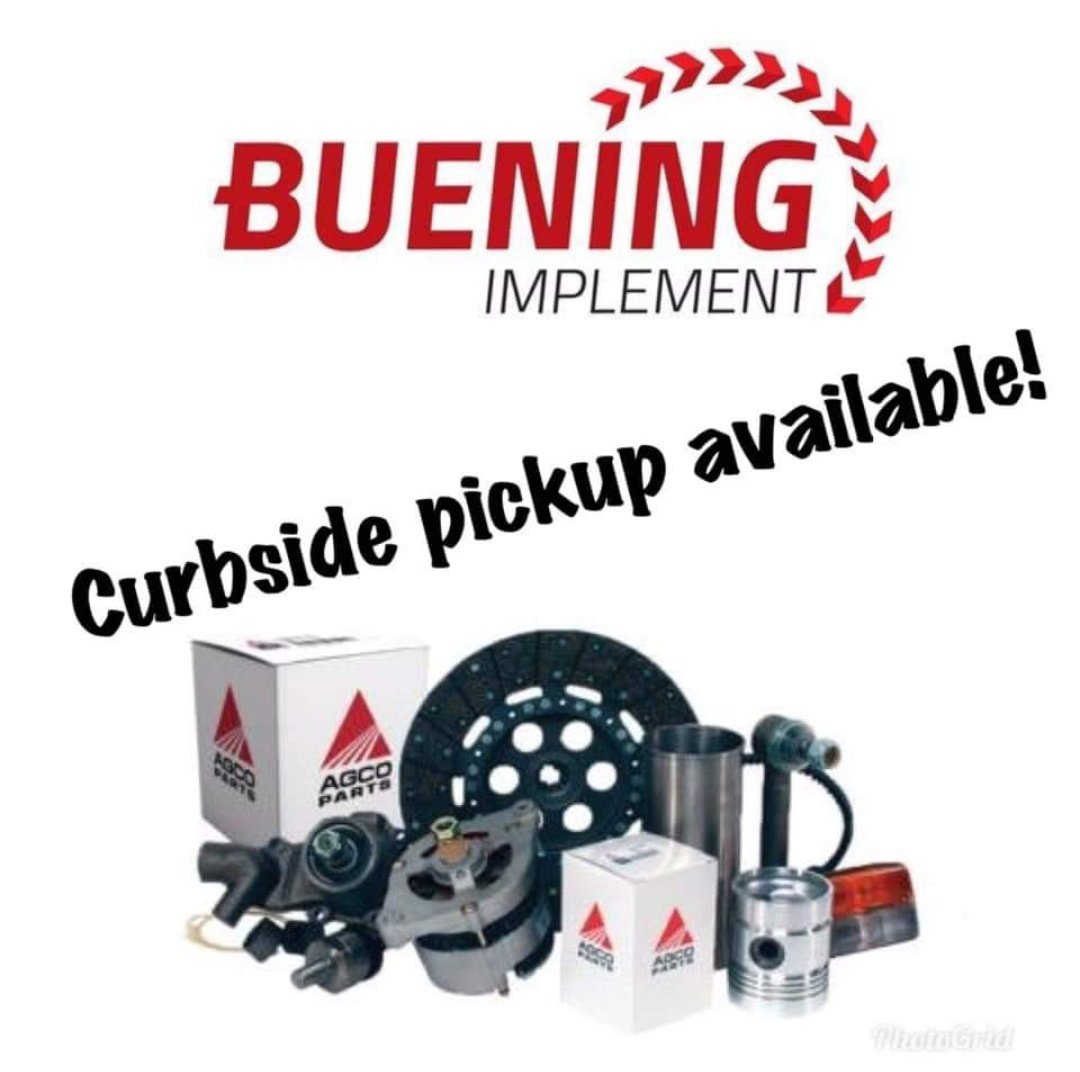 FuestingHeather's tweet image. The health and safety of our customers and employees is top priority at Buening Implement.  
We are now offering Curbside Pickup! Just phone in your parts order at 217-844-2040 and we will have your parts ready to go!