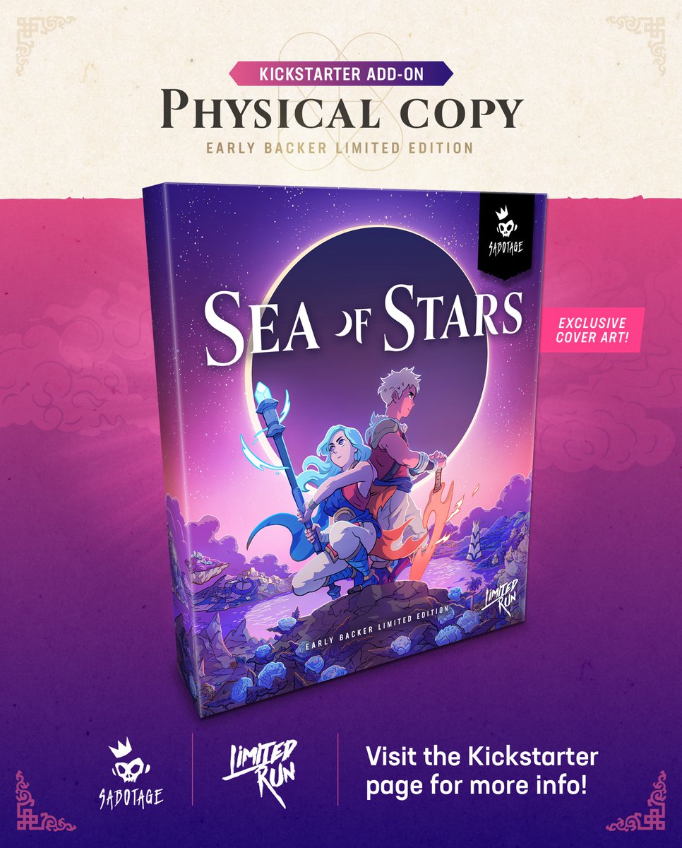 Sea of Stars Physical Release for the Switch With Multi-language on  December 7