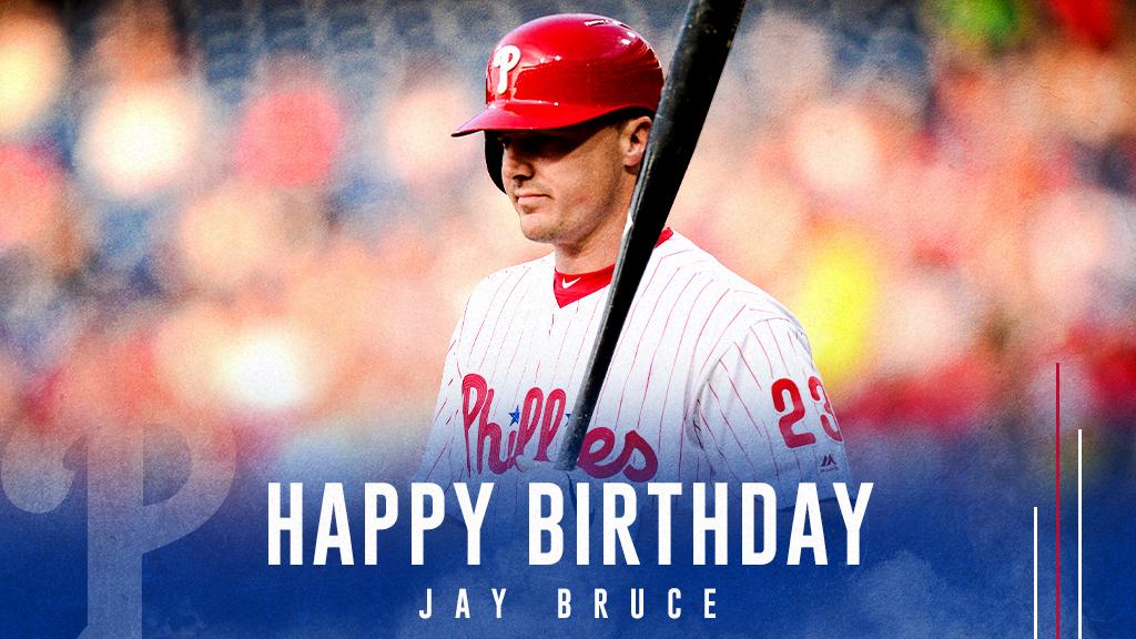 Happy birthday to Jay Bruce!   