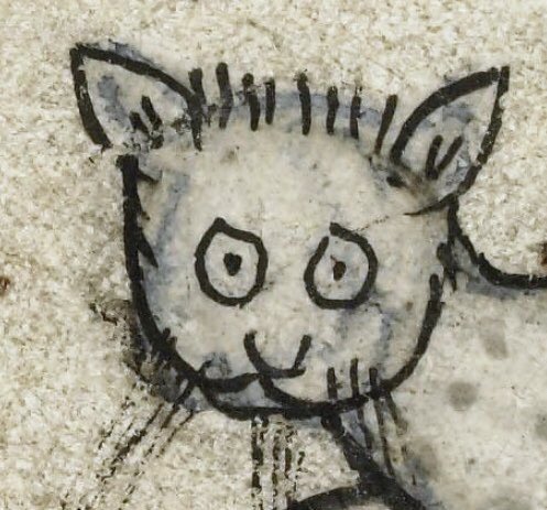 When I ask my cat to pose[Boulogne-sur-Mer, MS 130I, 13th c.]