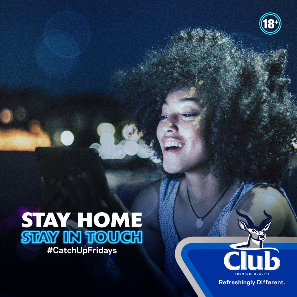 ClubPilsener's tweet photo. Miss your squad? Catch up with them via a video call and get to know what they are up-to. ☺️#CatchUpFridays #StayHomeStaySafe #StaySafeUg #RefreshYourBeat https://t.co/KeoRURaqVs