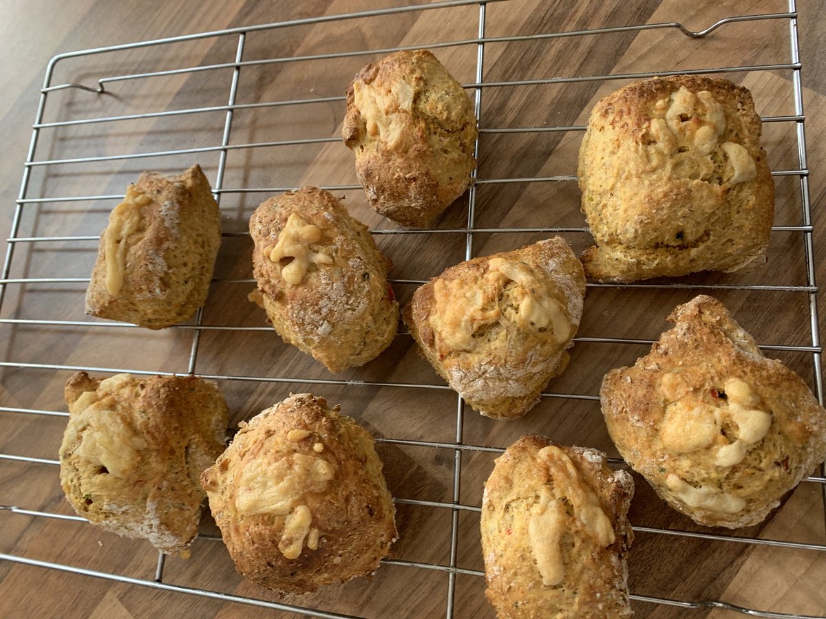 MotivatedEdu's tweet photo. I fancied a cheese scone #benefitsofhomeworking #FridayMotivation https://t.co/i273kneIBE