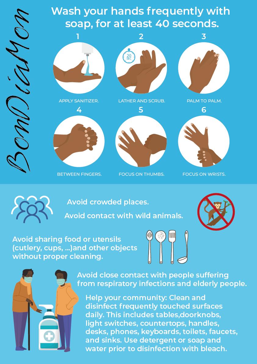 Noe_Ona's tweet photo. Desde @BonDiaMon_ hemos realizado estas infografías para combatir la desinformación sobre el #Coronavirus en #Gambia. Con las preguntas y rumores que nos han hecho llegar desde el país. Gracias @arifolgui ! 
#PositiveWorldImpact https://t.co/acSZx31f8N