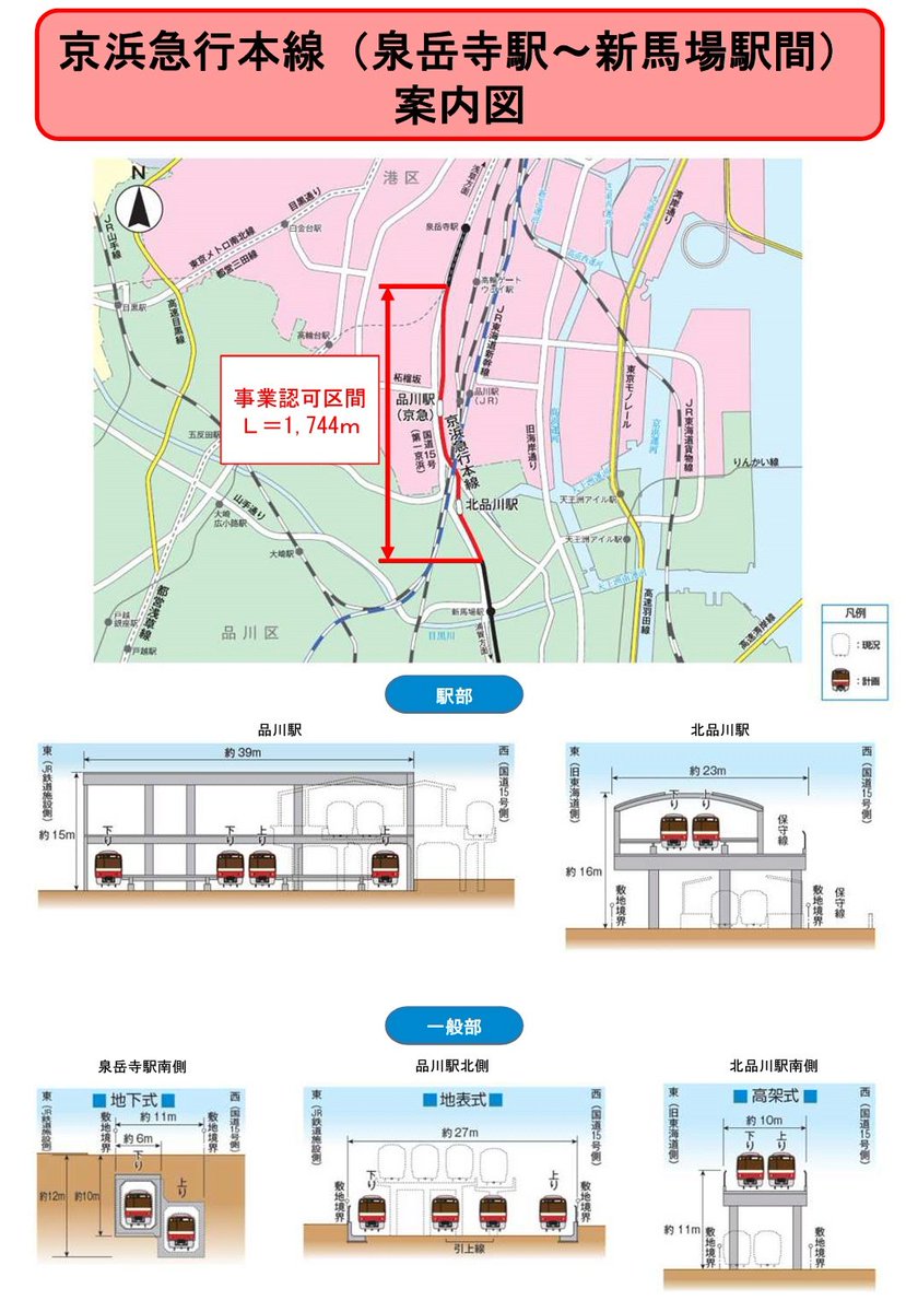 Kazuki Kobayashi 京浜急行本線の連続立体交差事業に着手します 泉岳寺駅から新馬場駅間の3箇所の踏切を除却します 京急 品川 泉岳寺 北品川 新馬場 連続立体交差事業 T Co O3127csmpj T Co 494g8uw34j T Co Movdsmnrmw