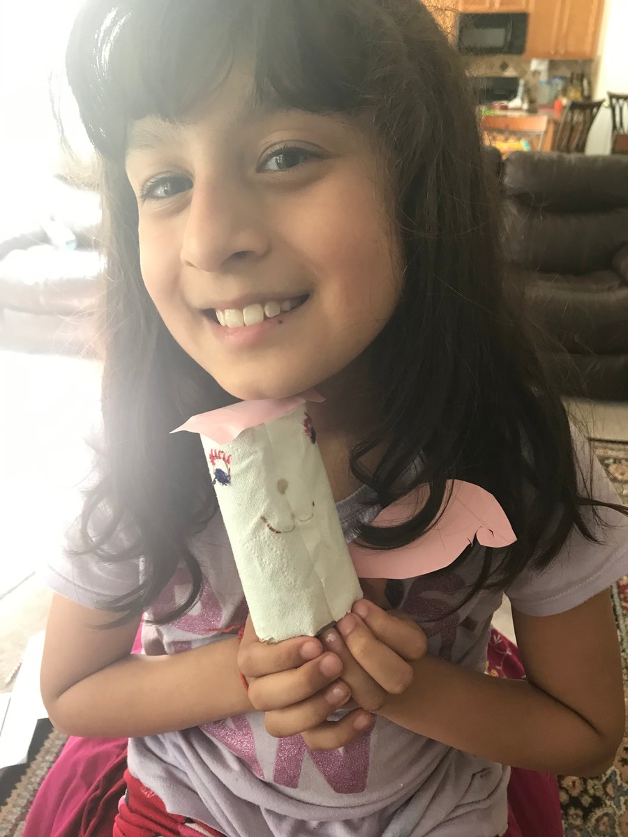 Recycled artwork submitted by Saanvi - 3rd Grade.