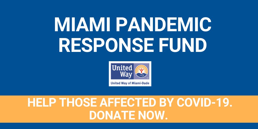 UnitedWayMiami's tweet photo. #FridayFeeling: @UnitedWayMiami is grateful to be joined by major corporate partners to respond to the needs of struggling families and small businesses during this unprecedented time. See why we are all in this together for a #StrongerMiami. Learn more: https://t.co/S2ebsGfpVI https://t.co/SDWQnhNjhI