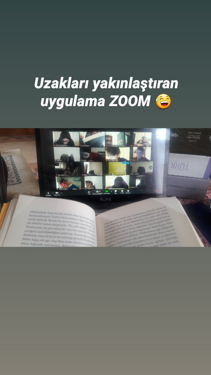 Reklam gibi reklam 😅 #zoom #egitim #EvdeKalKitapOku