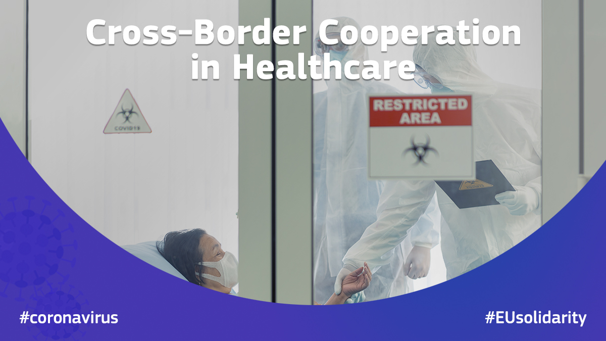 EU_Health's tweet photo. 🆕Guidelines to help Member States ease the pressure on hospitals during #coronavirus by:
▶️transferring patients to hospitals in other countries where places are available
▶️sending qualified medical teams across borders
Details here: https://t.co/AmJTw1qTAm
#EUsolidarity https://t.co/4Oyu68sAHd
