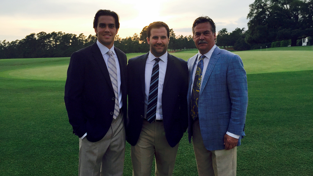 #FamilyFriday

Great memories at Augusta with my boys, Trent &amp; Brandon.