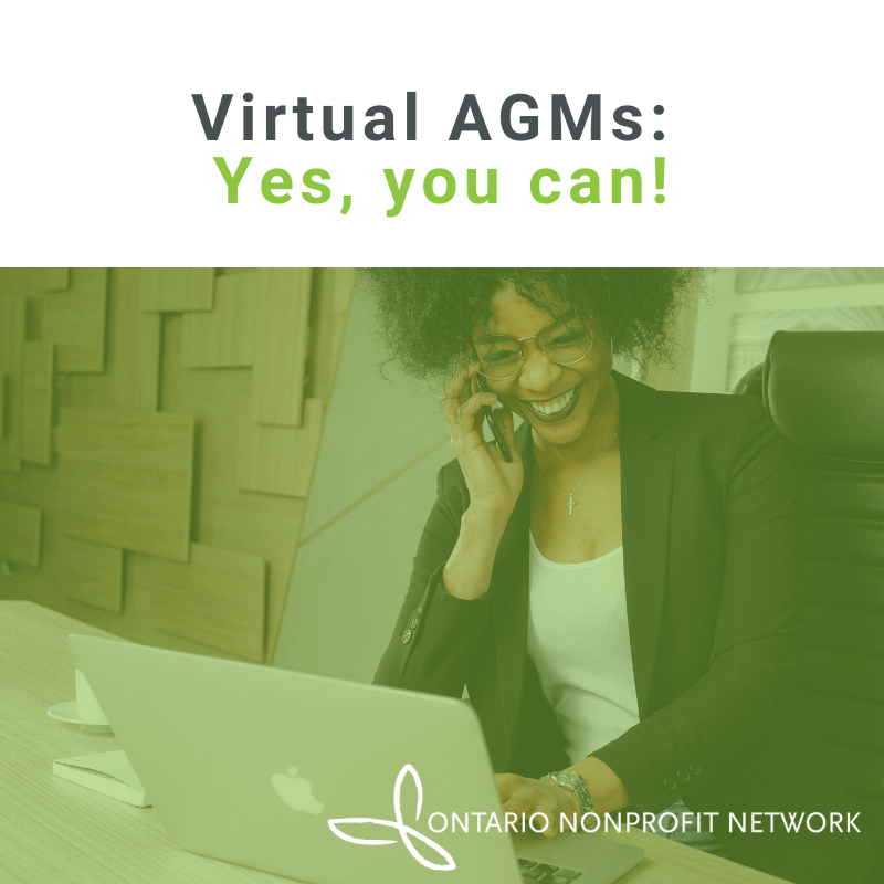 o_n_n's tweet photo. Switching your AGM online? 

We've compiled our best tips &amp; tricks to help #nonprofits move their AGMs online. 

Access our new virtual AGM facilitation guide, template script, &amp; template critical path to get started!

https://t.co/r6tj5p7bJy https://t.co/bloPUBply7
