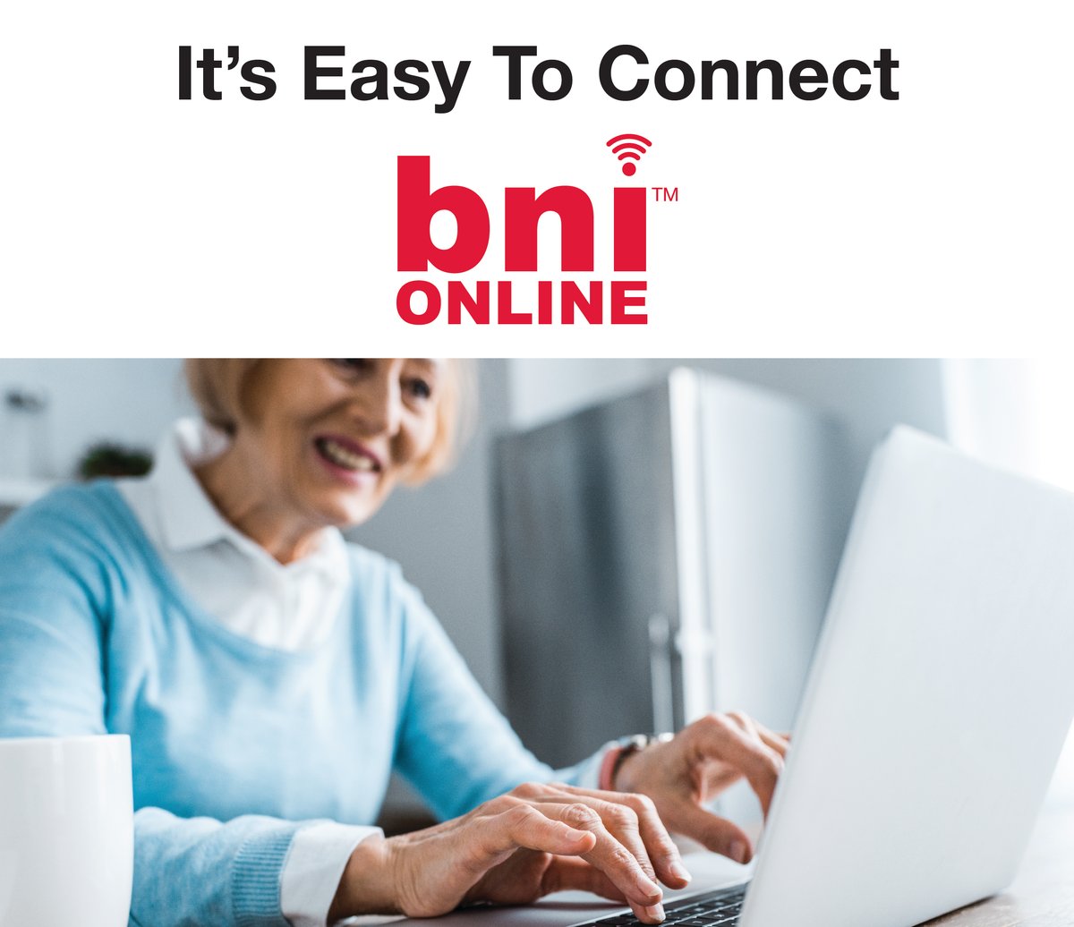 BNI_official_pg's tweet photo. Experiment something new with bni online™! Join the thousands of local businesses staying connected and growing their business through referrals from the comfort of their homes. Visit https://t.co/PGYiyYh3z4 to find a bni online™ meeting in your area. #ItsEasyToConnect https://t.co/wYwKy10W0U