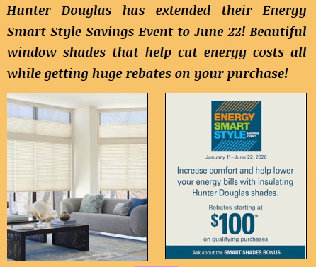 sandrasciacca's tweet photo. Call us!
#HunterDouglas #EnergySmartStyle #WindowFashions https://t.co/MjxZb6u06A