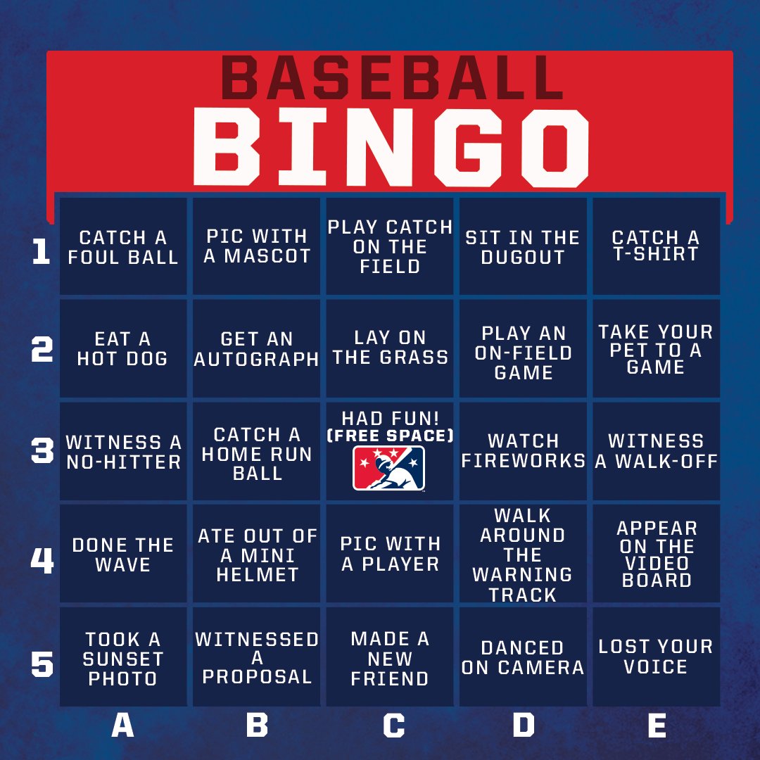 Baseball Bingo