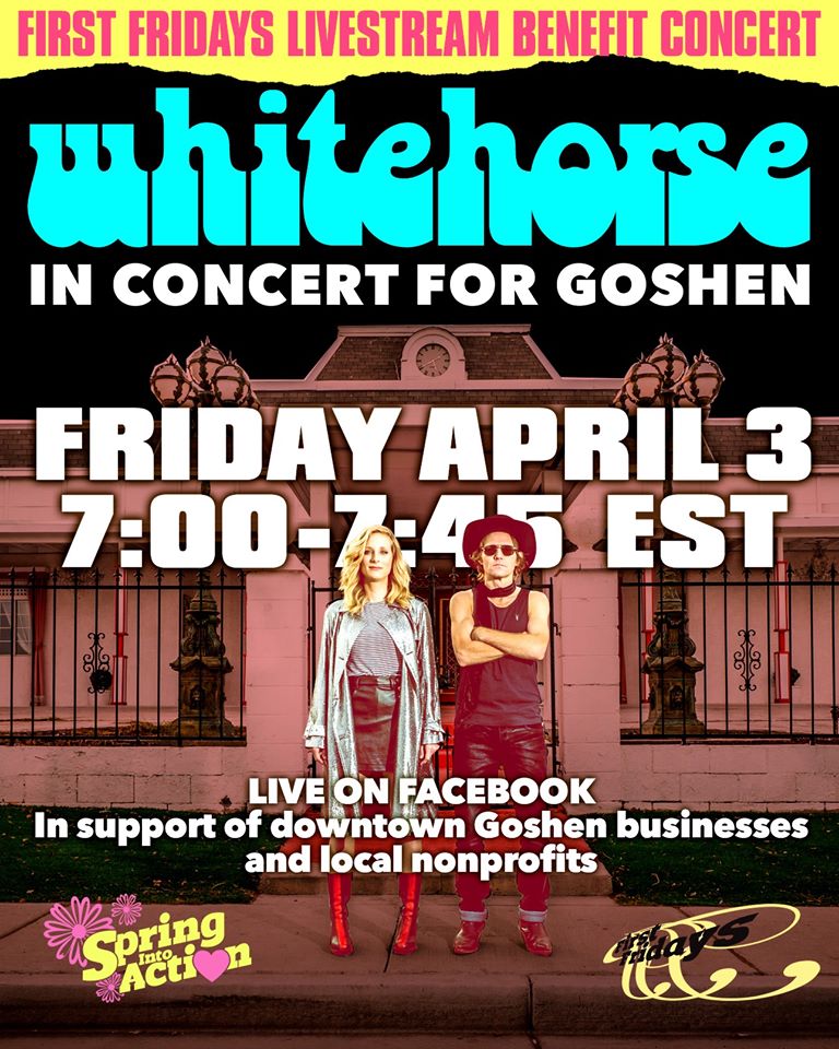 GKitchenParty's tweet image. #IsolateNotIsolation: @wearewhitehorse is performing LIVE every Friday evening! Tonight's set will be streamed on Facebook @ 7pm EST!
🔗facebook.com/WeAreWhitehorse
🙏Thanks Whitehorse for everything you've contributed to #GreatKitchenParty and its beneficiaries!